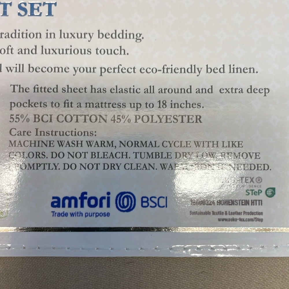 King sheet set - Picture 3 of 4